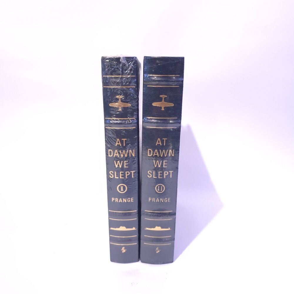 EASTON PRESS AT DAWN WE SLEPT GORDON PRANGE 2 VOLUME SET MILITARY - new SEALED! - Picture 3 of 15